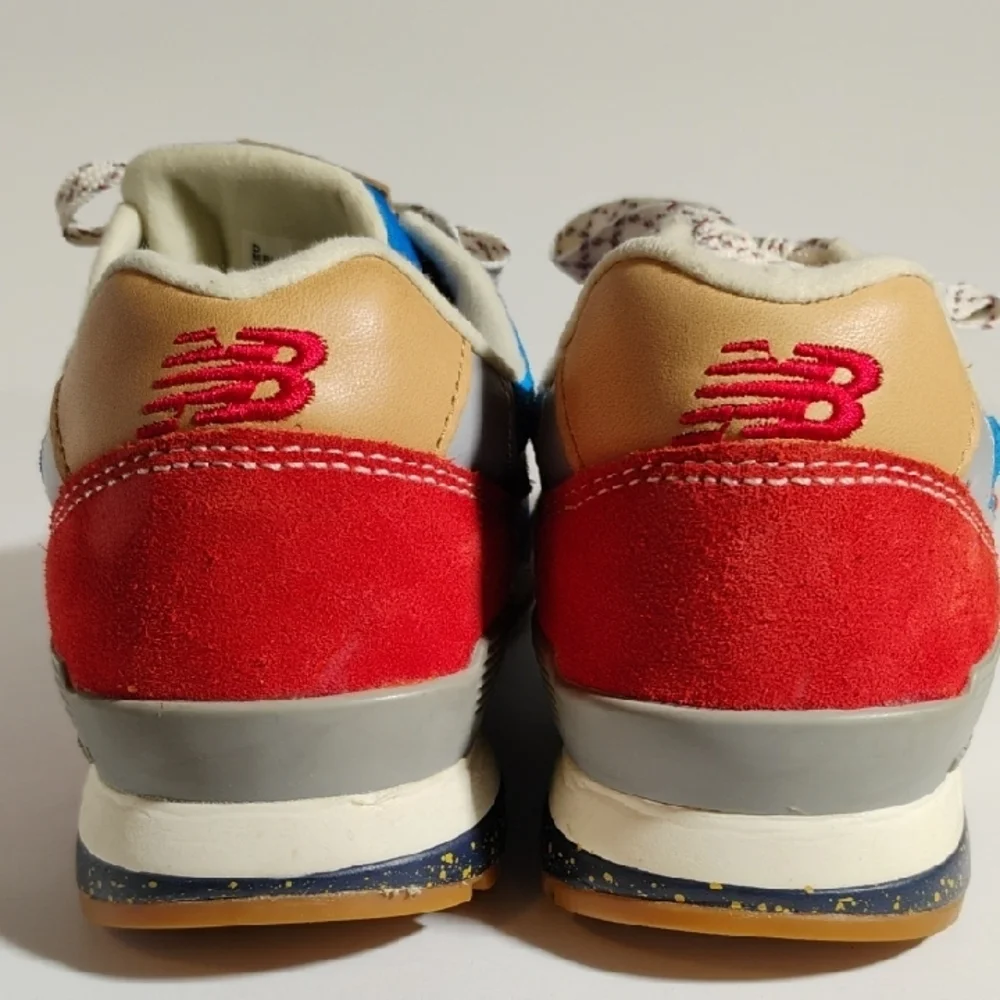 New Balance Women's Blue and Red Athletic Shoes - Picture 10 of 16